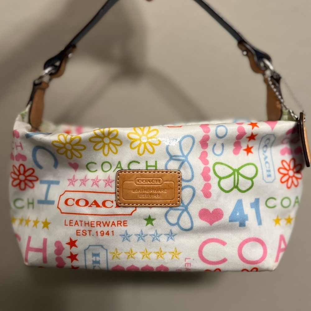 Vintage Coach Mini Floral Bag